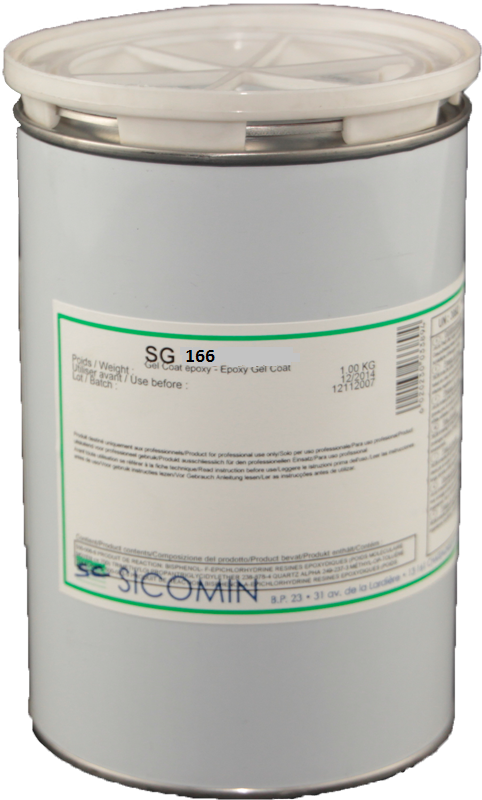 SICOMIN SG166 GM, Epoxy Gelcoat, 1,00 kg