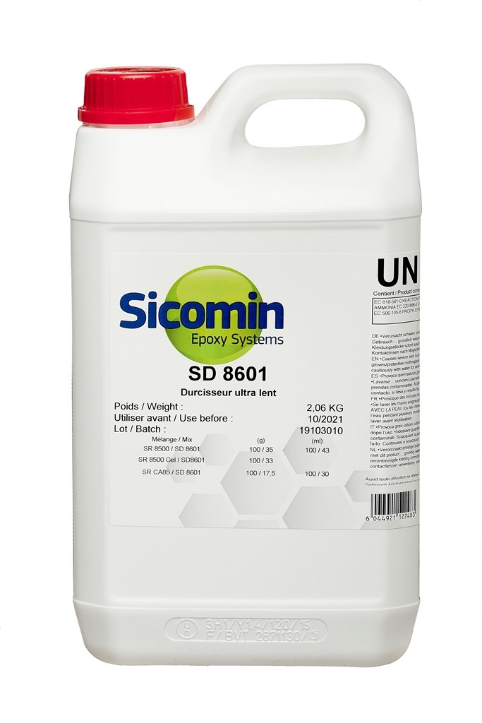 SICOMIN SD8601 Härter für SR8500, 2,06 kg, ultra slow (Topfzeit ca. 15 bis 16 h)