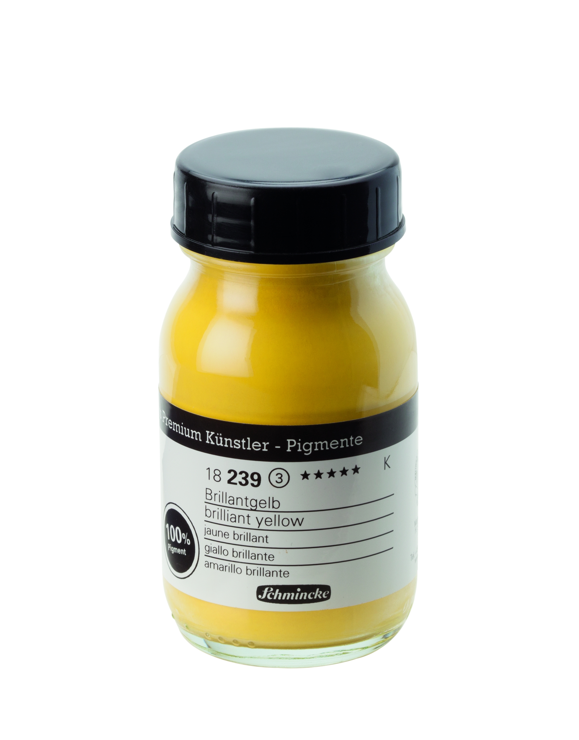 Schmincke Künstler-Pigmente, 100ml, höchste Lichtechtheit, brilliantgelb