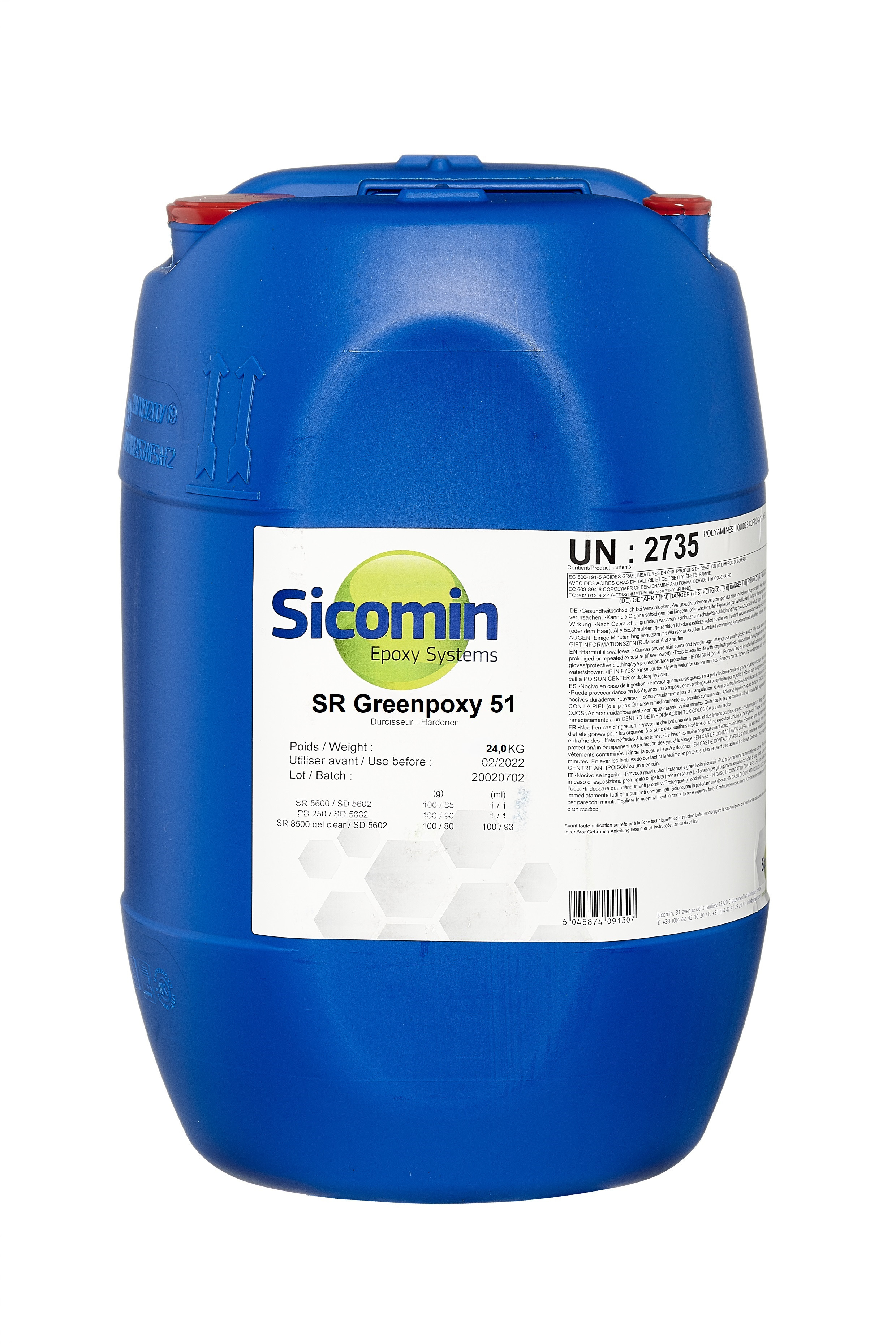 SICOMIN GreenPoxy 51 UVR, 24 kg