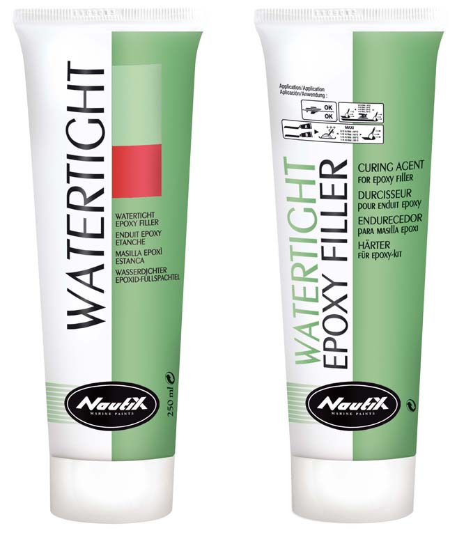 NAUTIX Watertight Epoxy Filler, 0,25L-Tubenset
