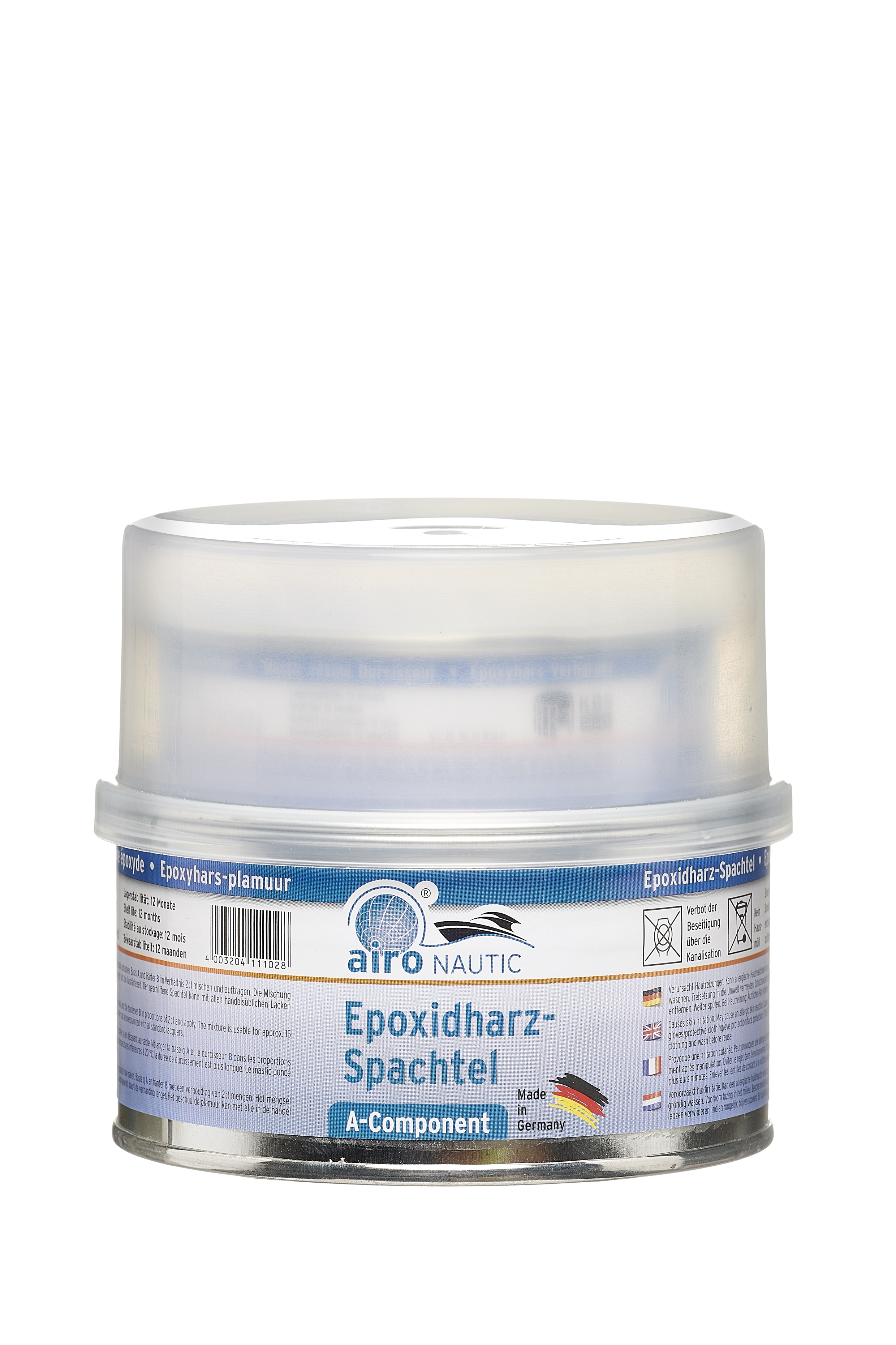 Airo Nautic, 2K Epoxid Spachtel, 0,6 kg / ca. 0,33L