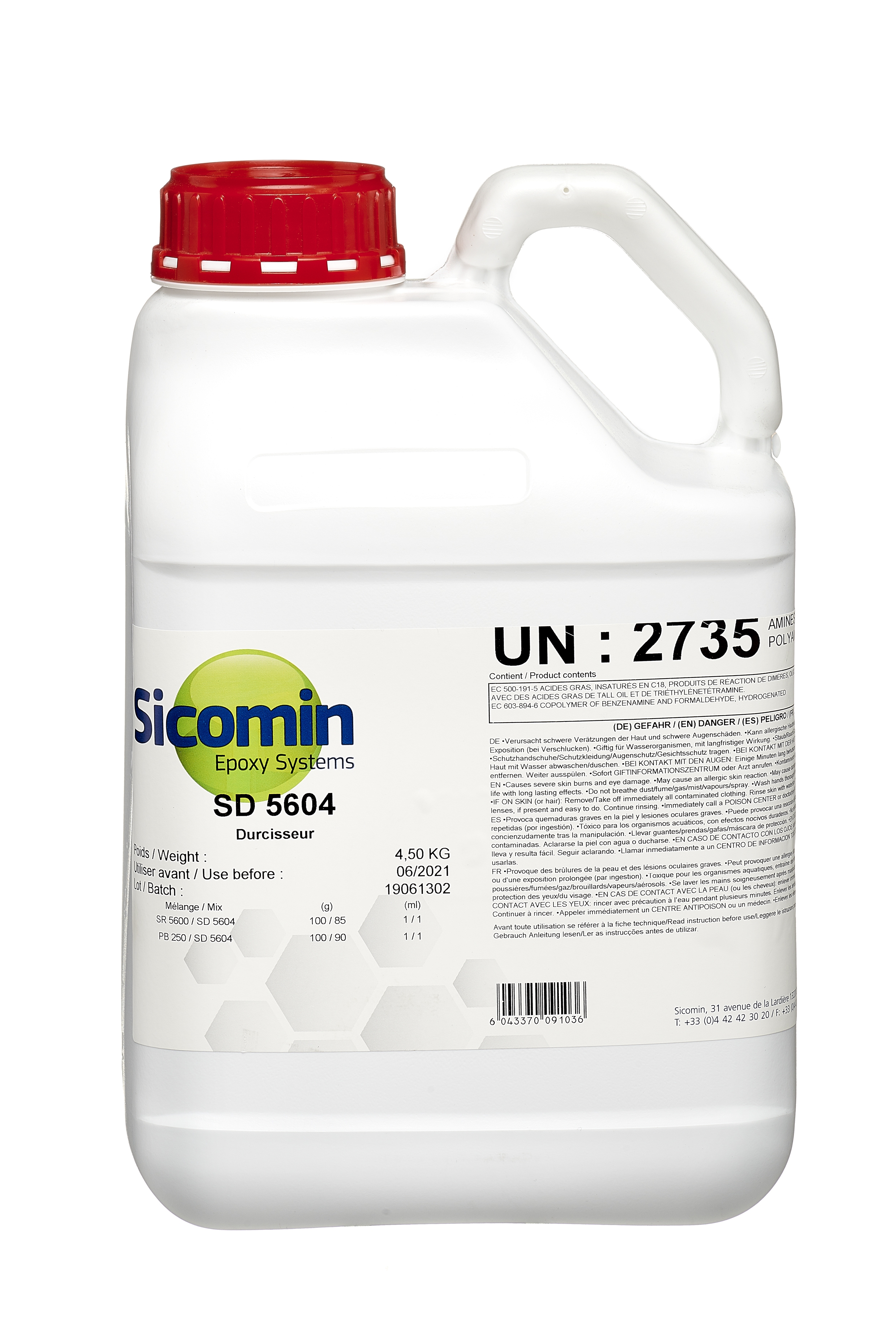 SICOMIN Epoxidhärter SD5602; 4,5kg