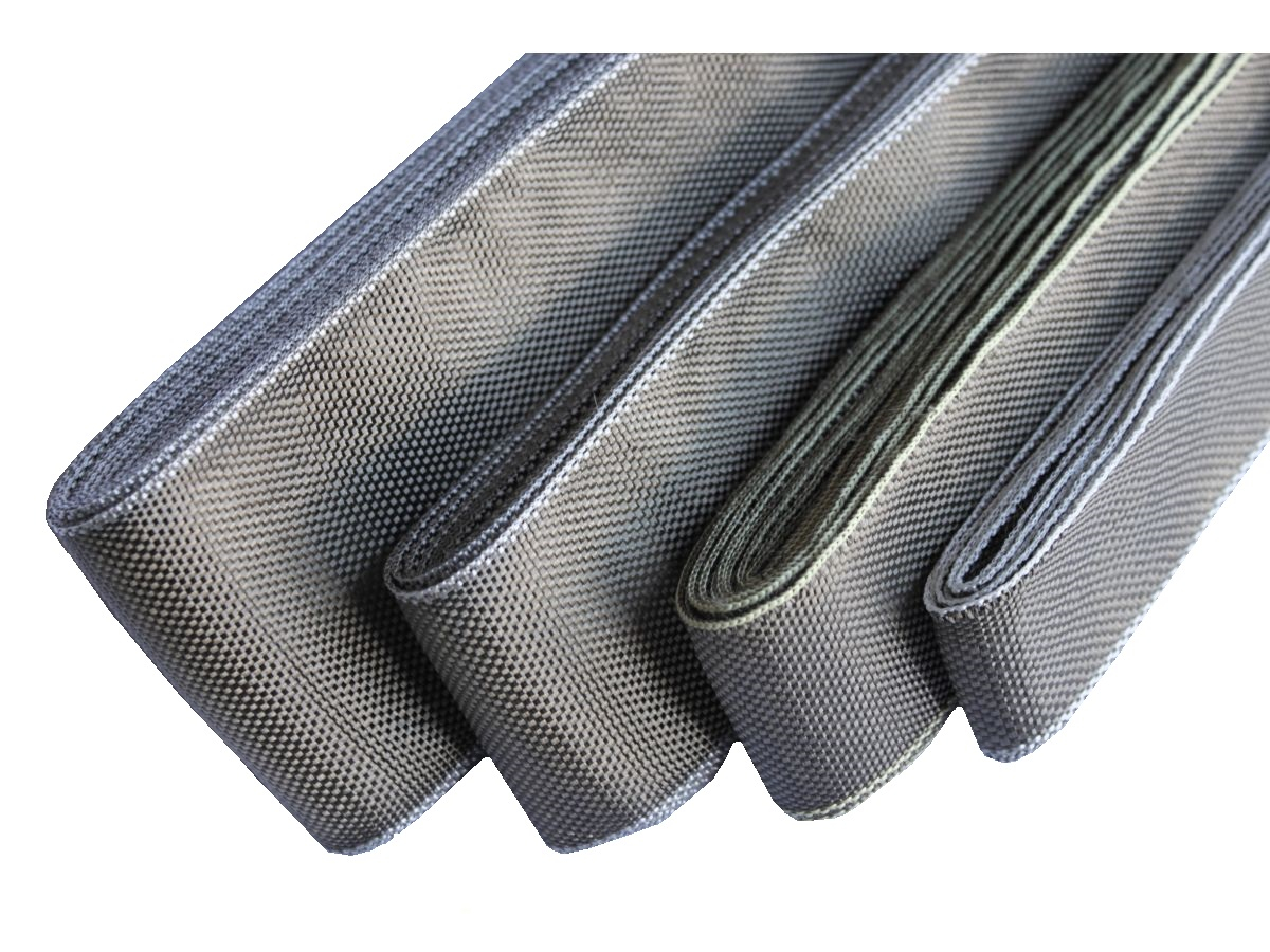 Basalt-Gewebeband, 370 g/m², Leinwand 1/1, Breite 3 cm