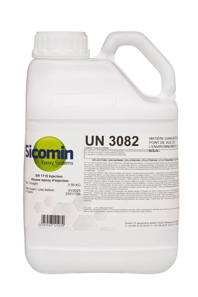 SICOMIN SR1710 Epoxidharz, 5,56kg, Injektionsharz mit sehr hohen Festigkeiten