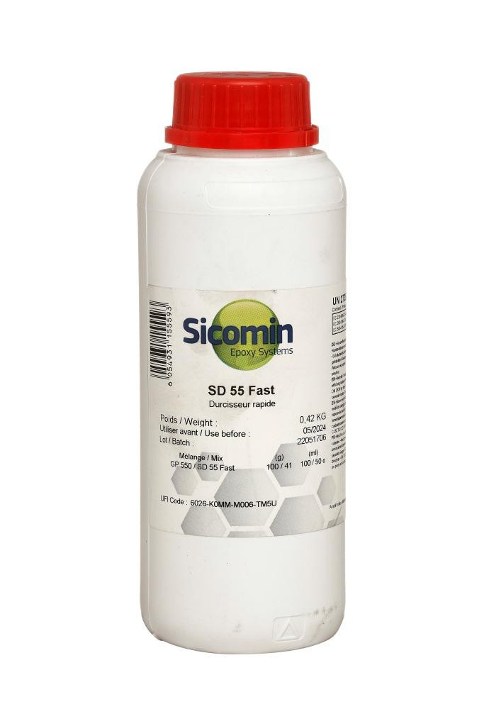 SICOMIN SD555 Härter für SR GreenPoxy550, 0,49 kg, Version "Schnell"