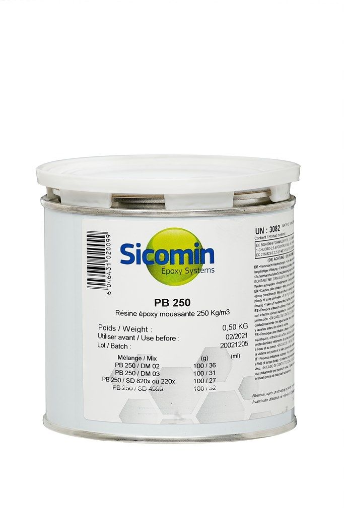 SICOMIN Epoxy Schaum PB250, Dichte ~250kg/m³