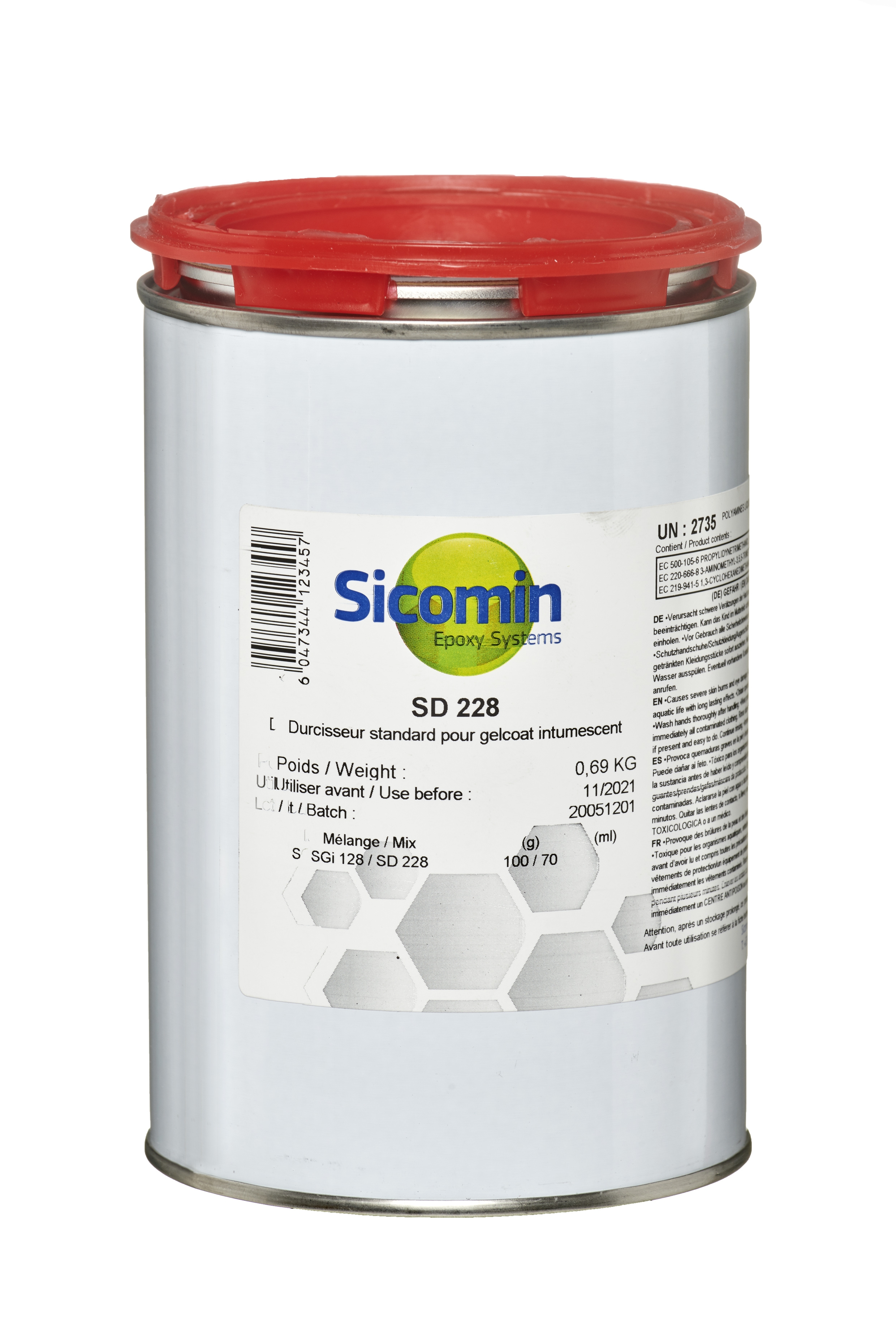 SICOMIN SD 228 Härter für SGi 128, 0,69 kg,