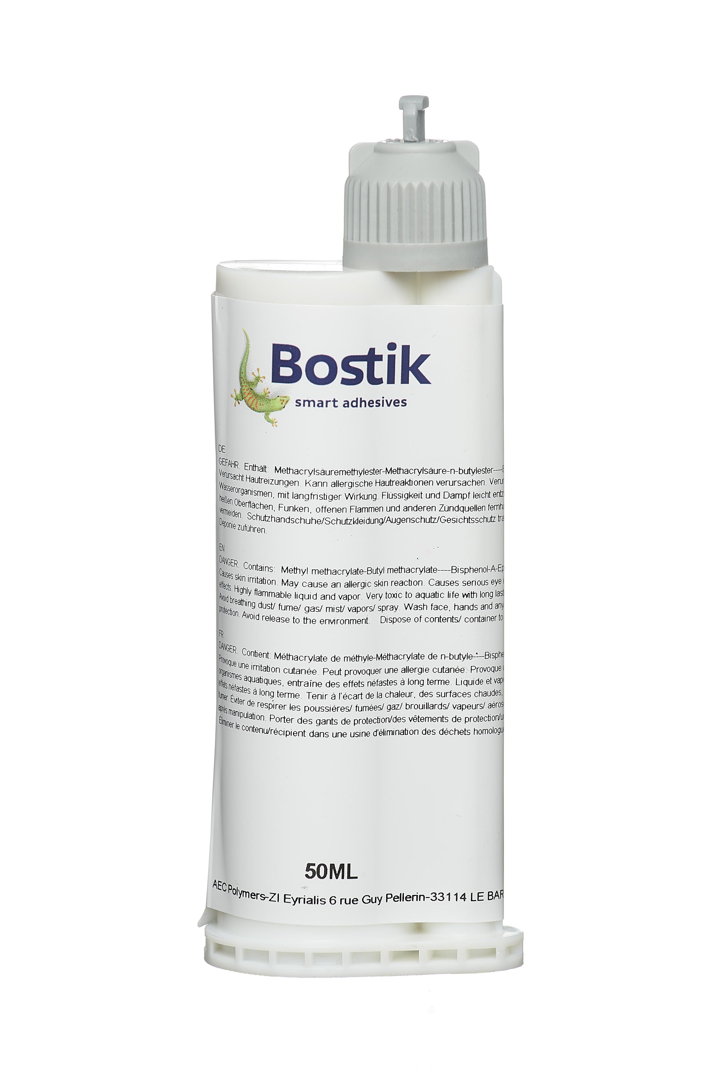 BOSTIK FIT30-15, struktureller MMA Klebstoff, 50ml Doppelkartusche