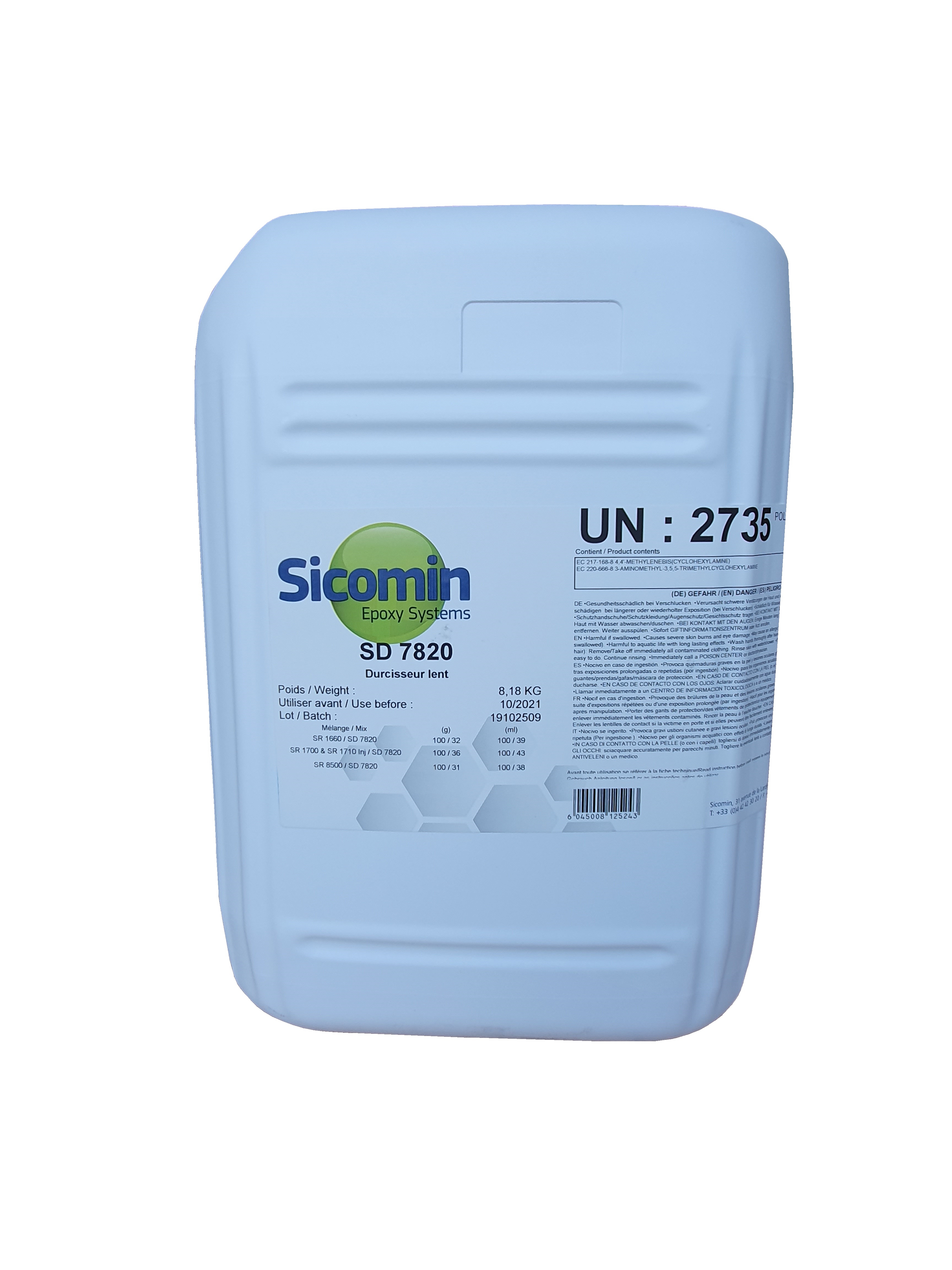 SICOMIN SD7820 Härter, 8,18 kg