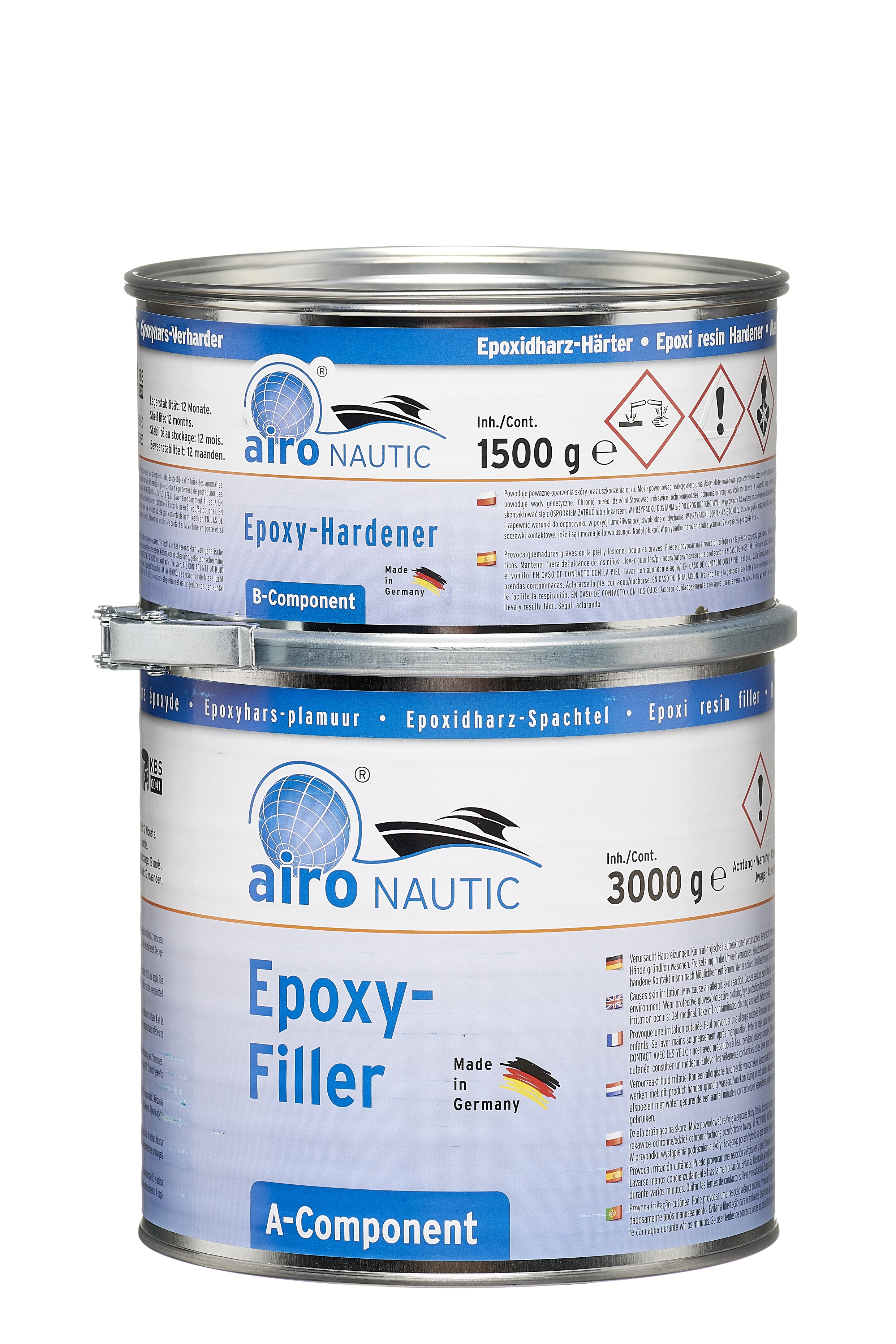 Airo Nautic, 2K Epoxid Spachtel, 4,5 kg / ca. 2,5L