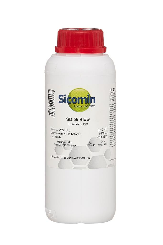 SICOMIN SD551 Härter für SR GreenPoxy550, 0,49 kg, Version "langsam"