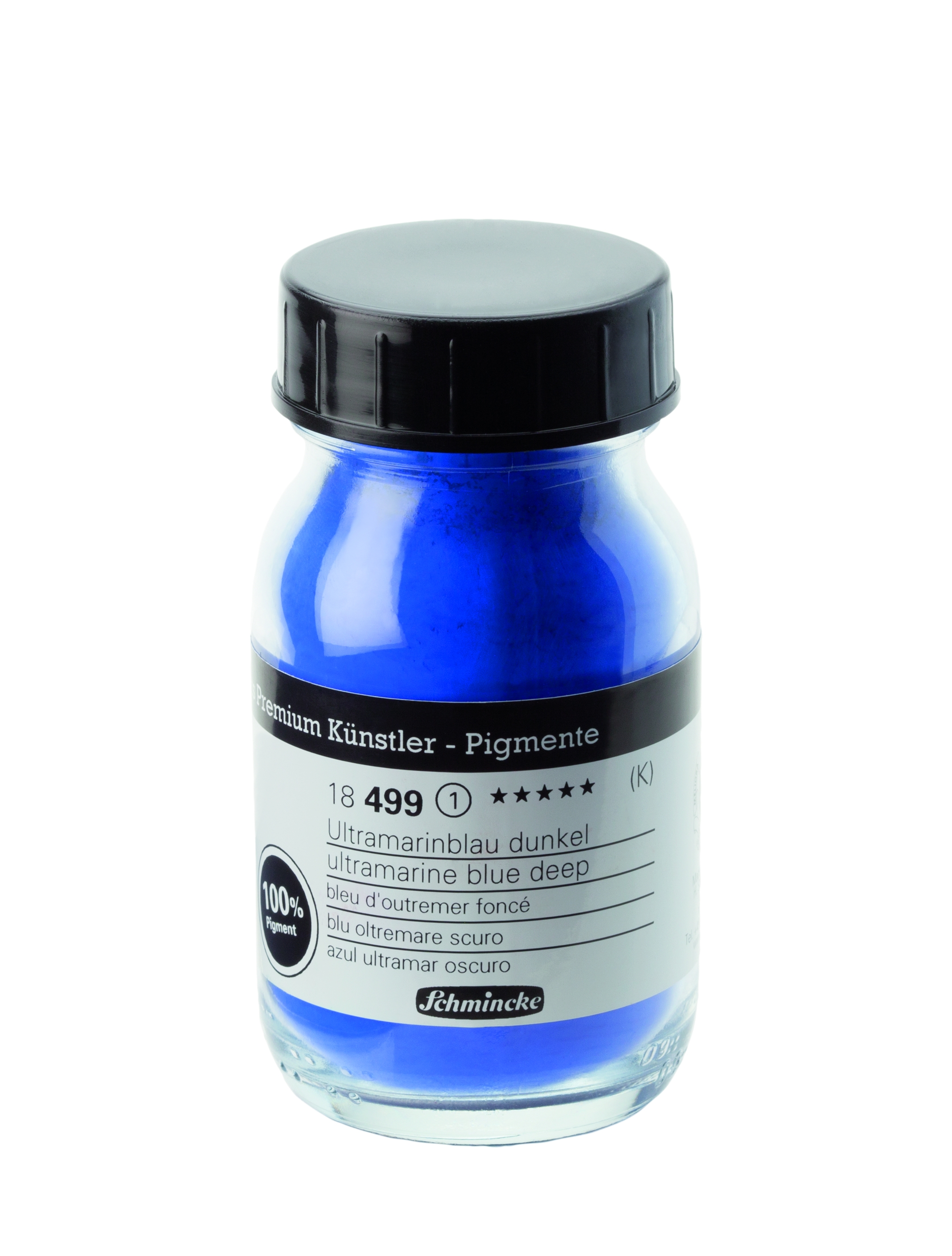 Schmincke Künstler-Pigmente, 100ml, höchste Lichtechtheit, ultramarineblau dunkel