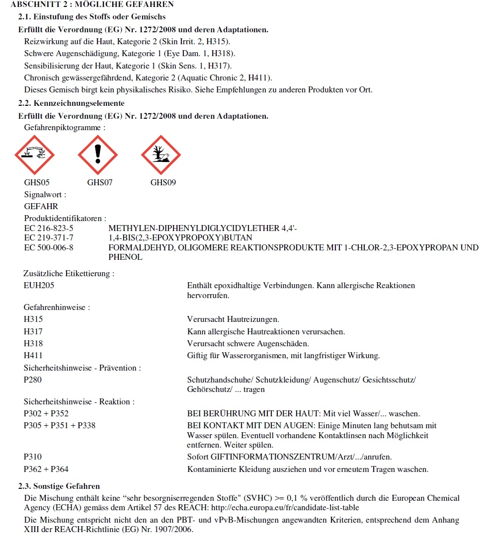 SICOMIN SR Firegreen 37, 5kg, selbstverlöschendes Harzsystem, halogenfrei