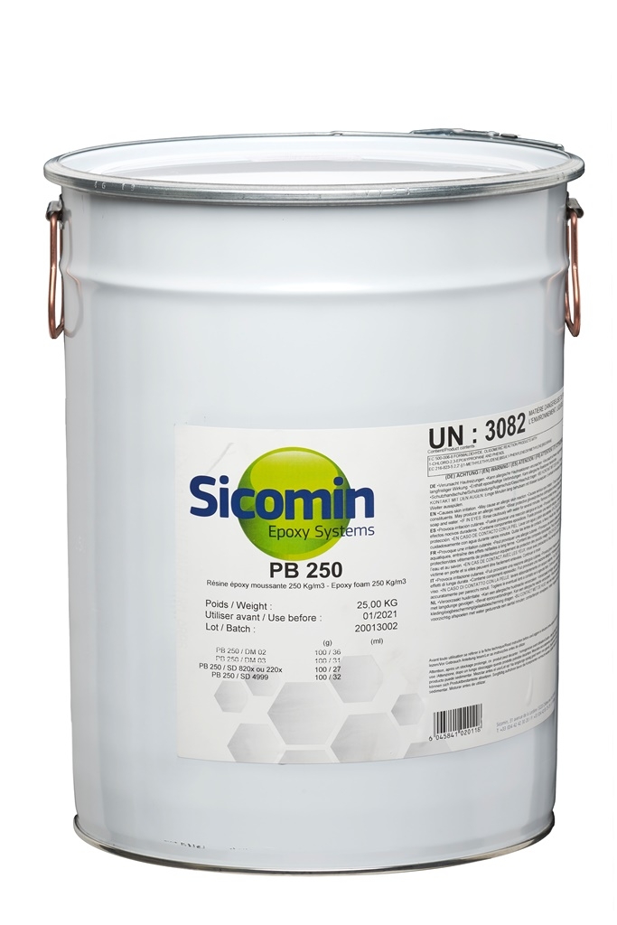 SICOMIN Epoxy Schaum PB250, Dichte ~250 kg/m³