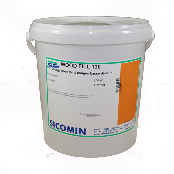 SICOMIN WoodFill 130 Füllstoff, 1 kg, künstlich, cremefarbig, niedere Dichte