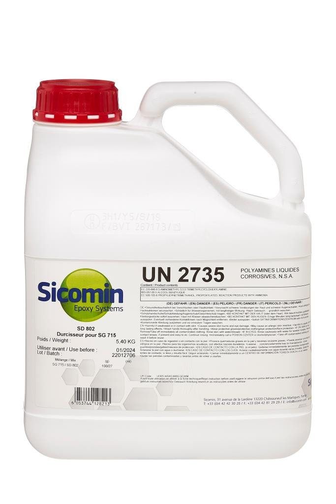 SICOMIN SD 802 Härter für SG 715, 5,4 kg, MV 100 : 27 nach Gewicht