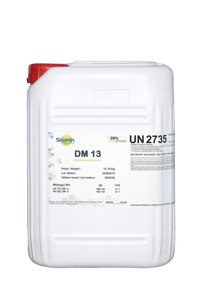 SICOMIN Schaumhärter DM13, 10,75 kg Härter für dünnere Schaumsektionen