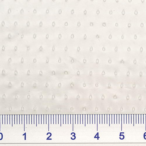 Lochfolie, HD-PE, transparent, heißgenadelt, Breite 115cm