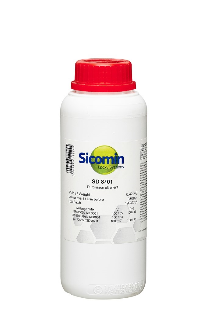 SICOMIN SD8701 Härter für SR8500, 0,42 kg, ultra slow (Topfzeit ca. 15 bis 16 h)