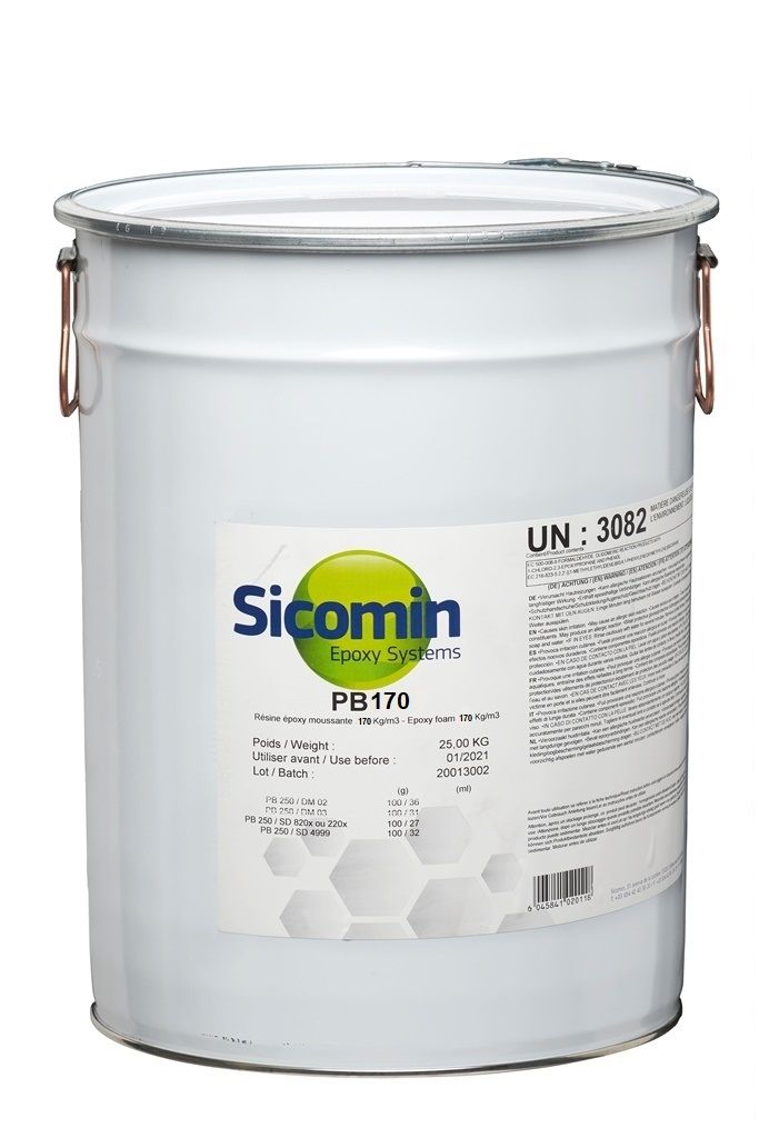 SICOMIN Epoxy Schaum PB170, Dichte ~170 kg/m³