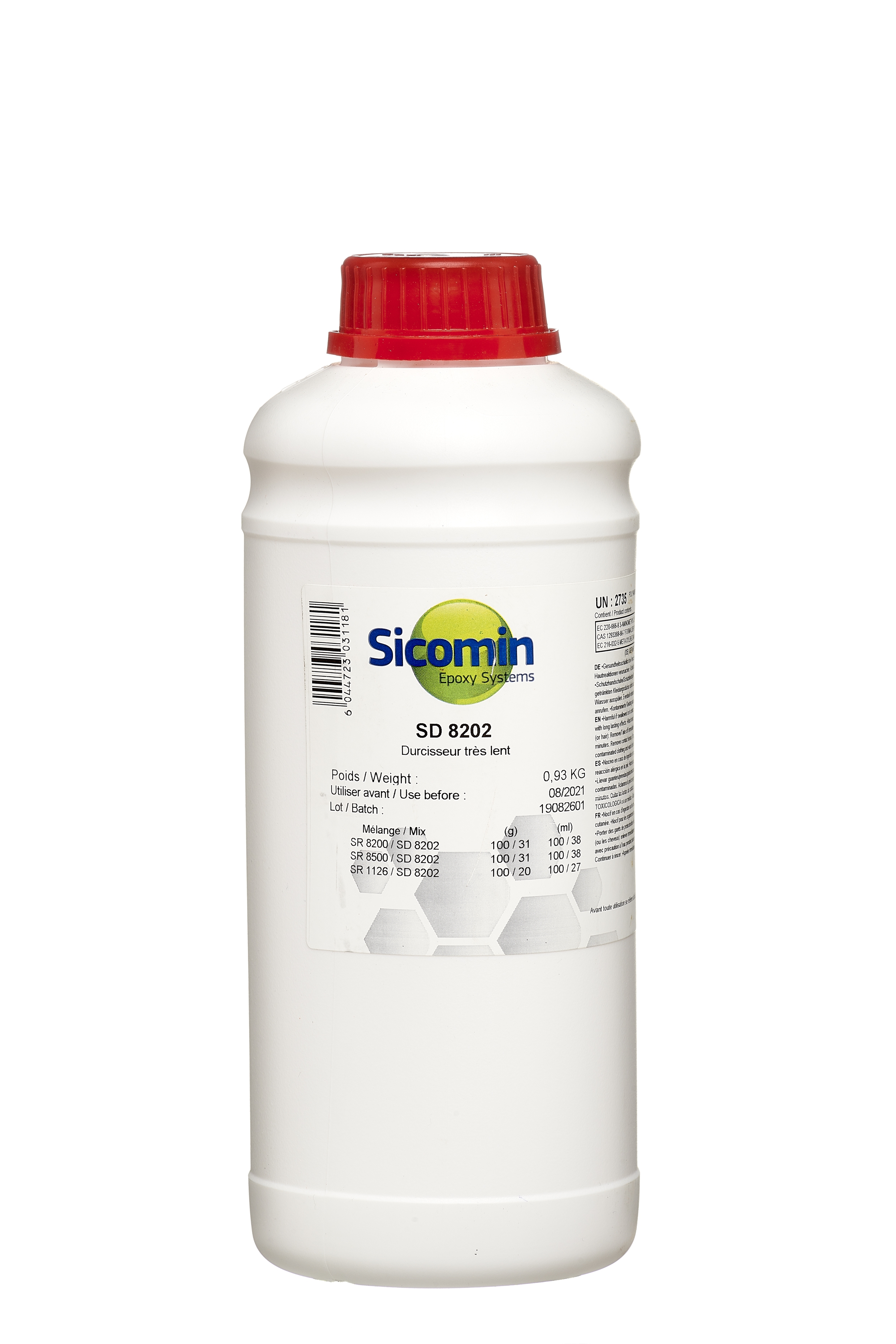 SICOMIN SD8202, 0,93kg, langsamer Härter für Sicomin Epoxidharze