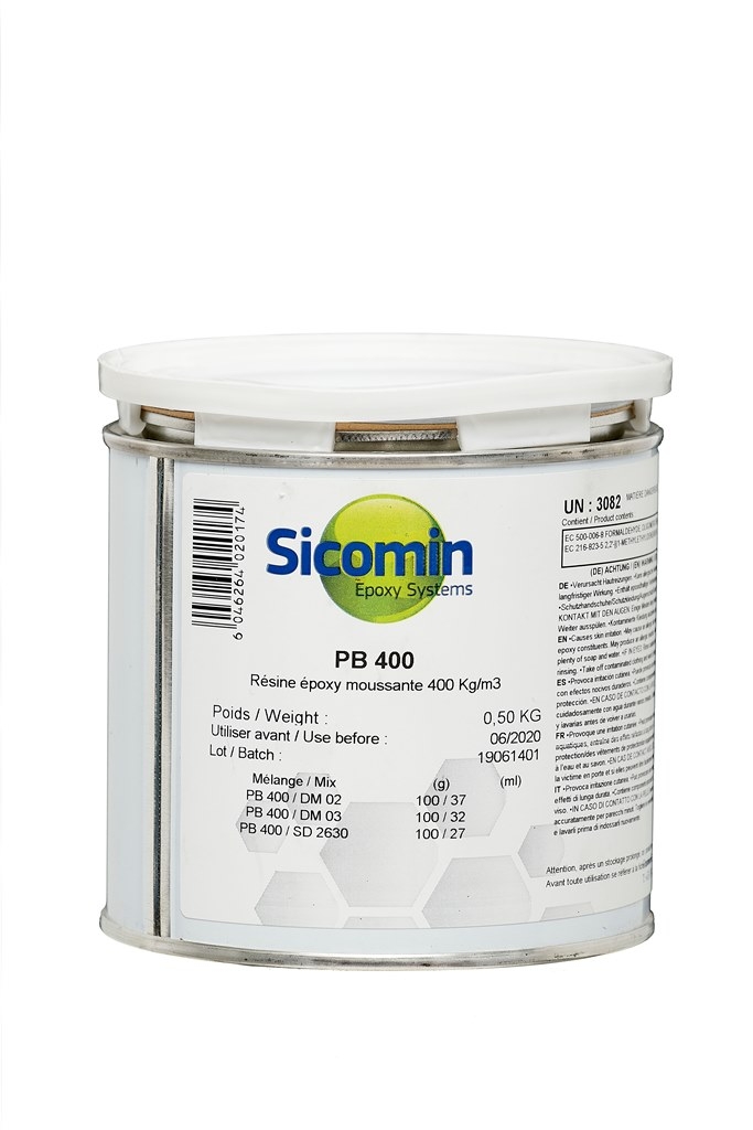 SICOMIN Epoxy Schaum PB400, Dichte ~400 kg/m³