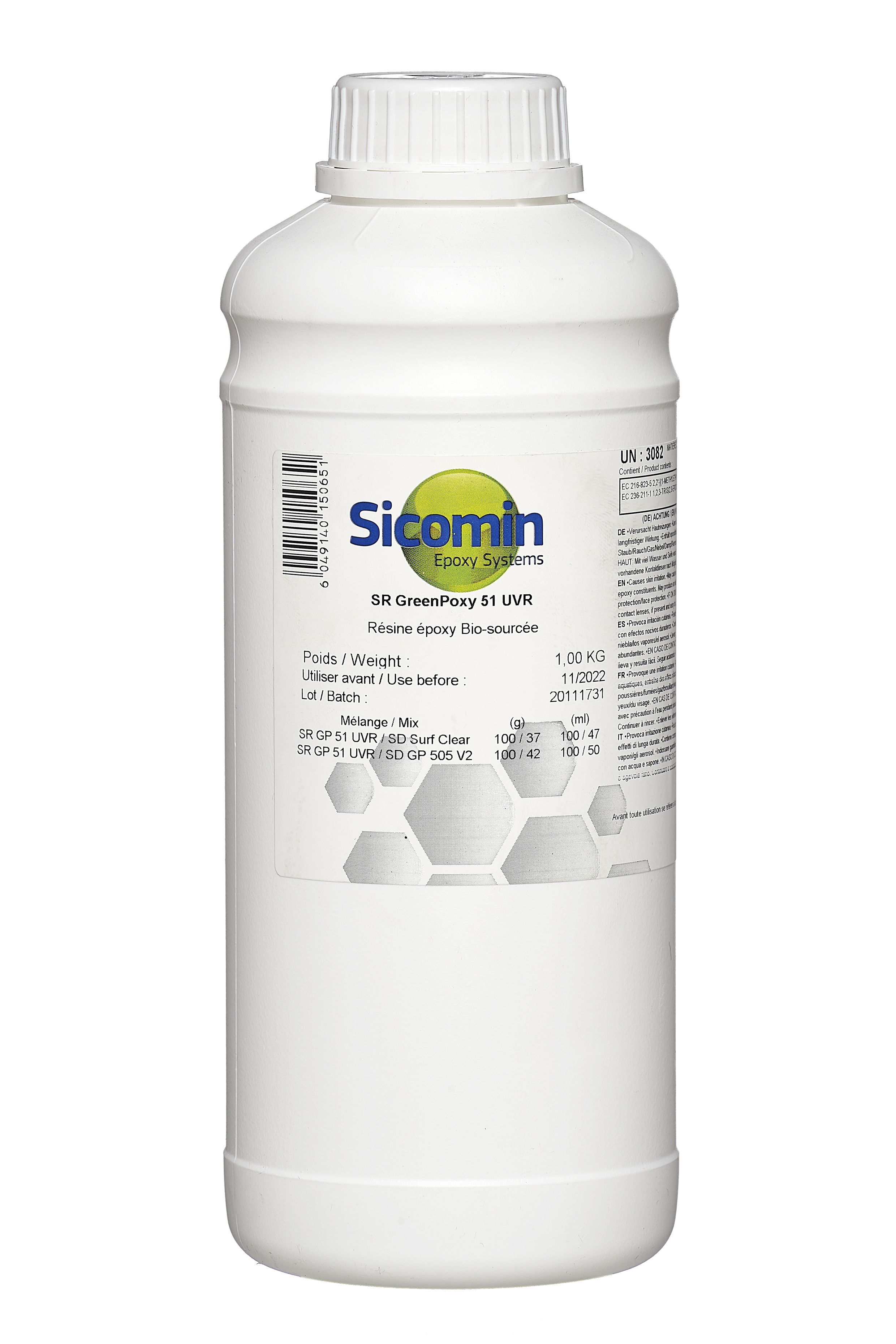 SICOMIN Greenpoxy 51 UVR, 1 kg