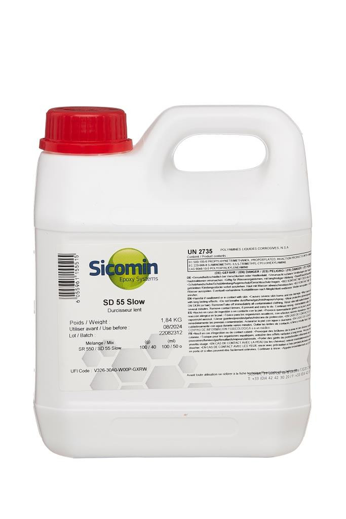 SICOMIN SD551 Härter für SR GreenPoxy550, 2,44 kg, Version "langsam"