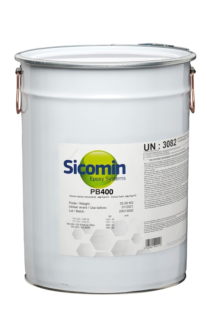 SICOMIN Epoxy Schaum PB400, Dichte ~400 kg/m³
