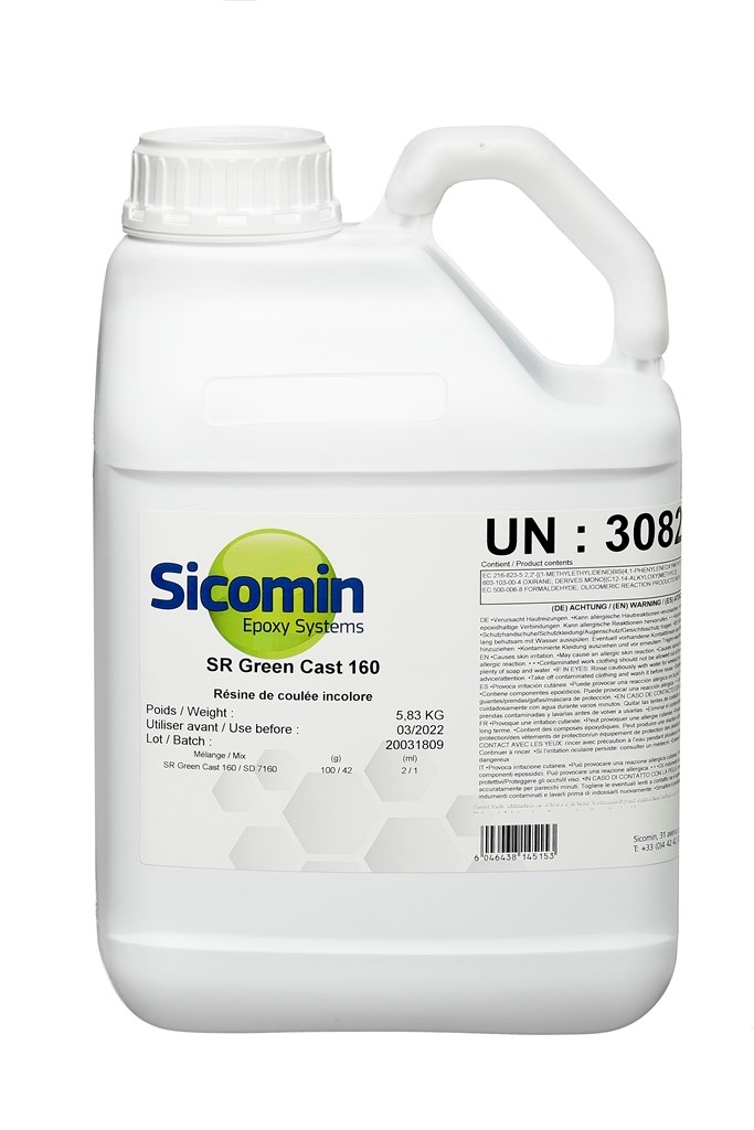 SICOMIN SR Green Cast 160 Epoxidharz, 5,83 kg