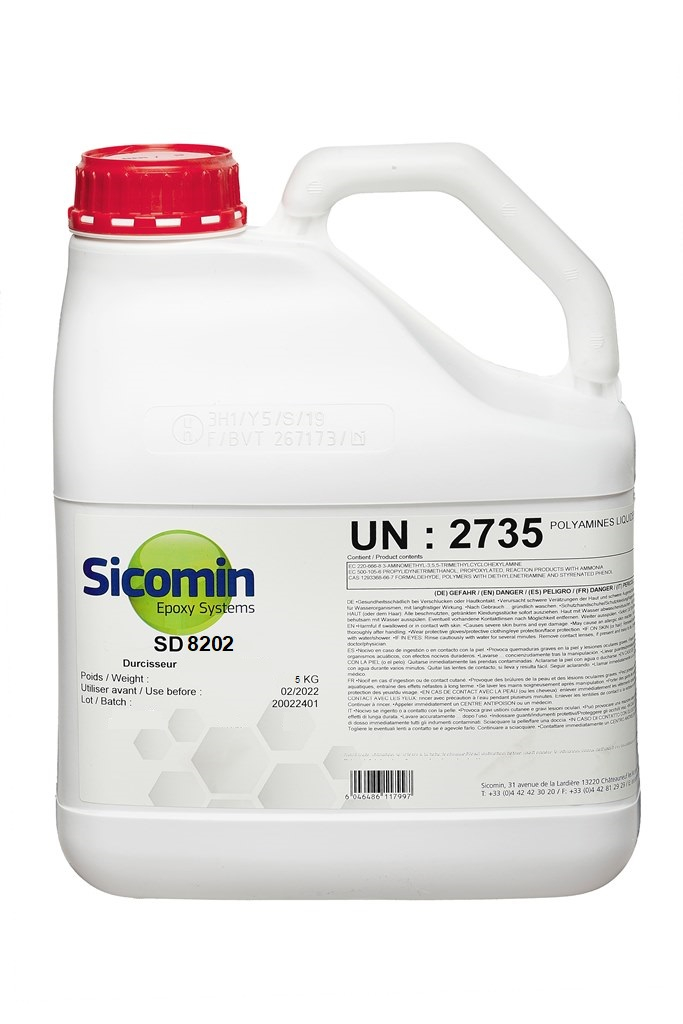 SICOMIN SD8202, 5,0kg, langsamer Härter für Sicomin Epoxidharze