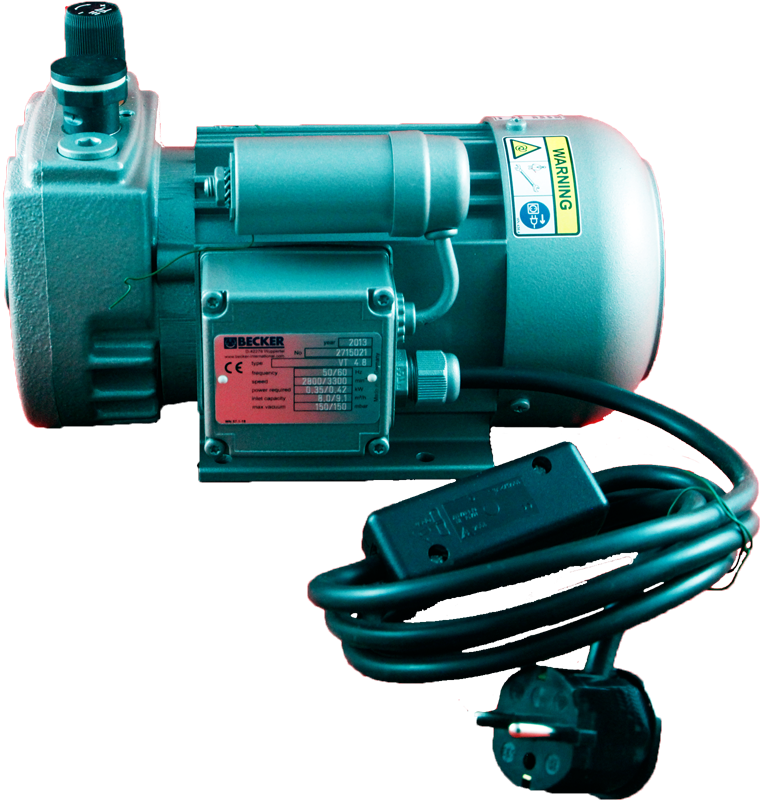 BECKER Vakuumpumpe VT4.8, 230V, mit Anschlusskabel