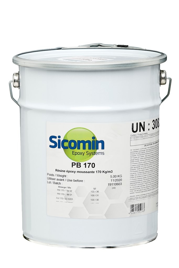 SICOMIN Epoxy Schaum PB170, Dichte ~170 kg/m³