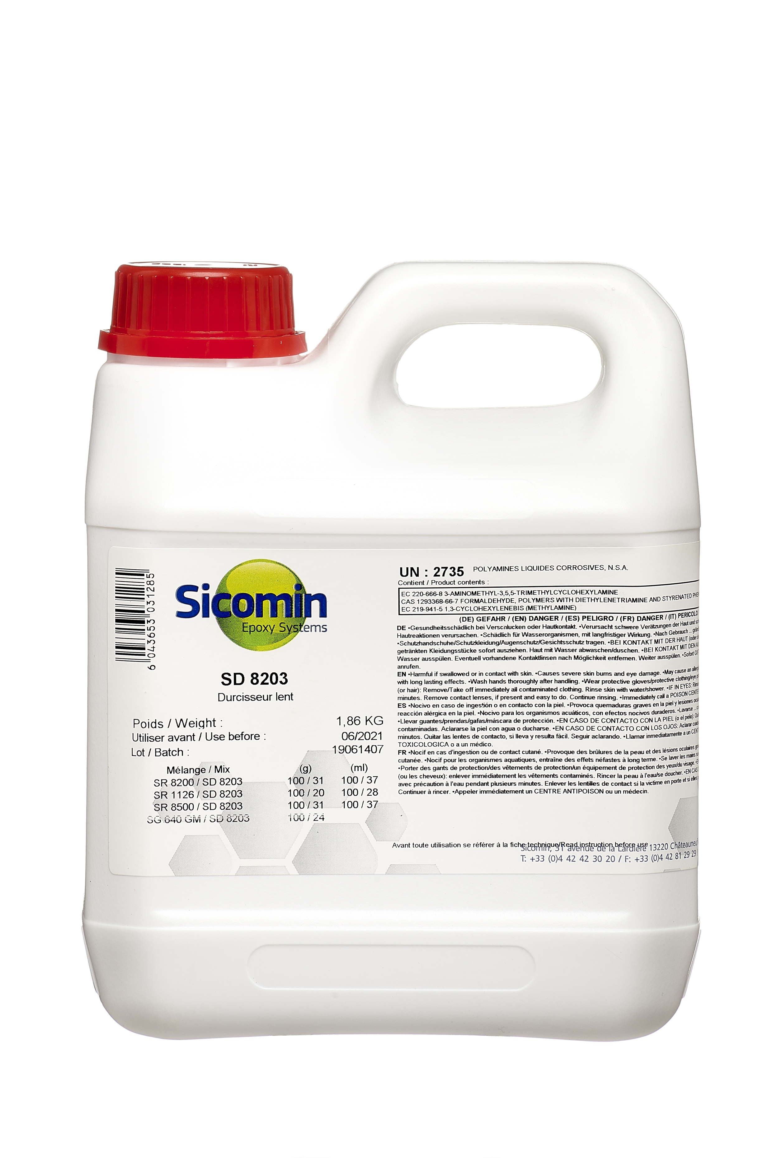 SICOMIN SD8203, 1,86 kg