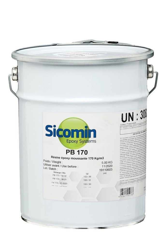 SICOMIN Epoxy Schaum PB170, Dichte ~170 kg/m³