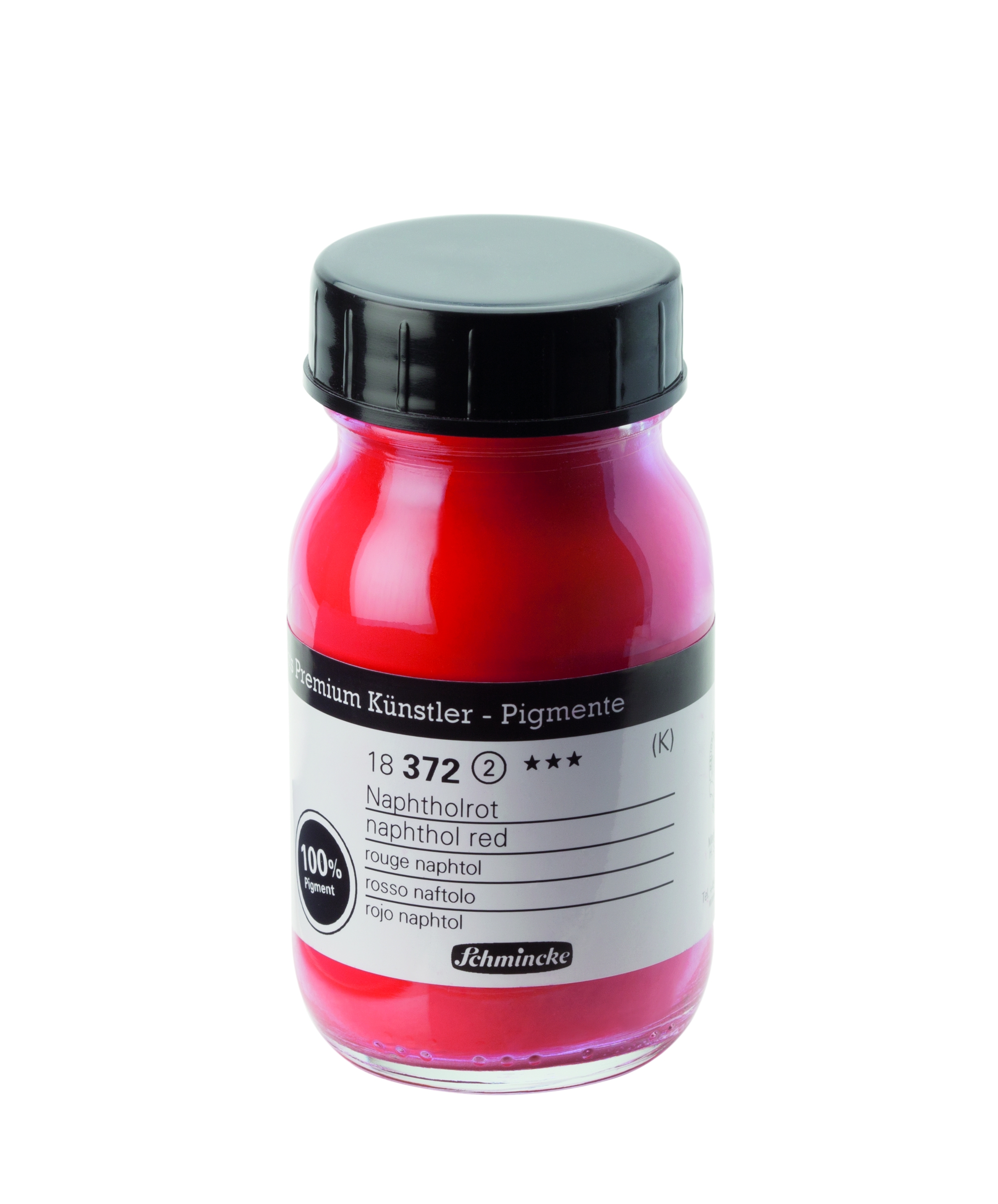 Schmincke Künstler-Pigmente, 100ml, gute Lichtechtheit, naphtholrot