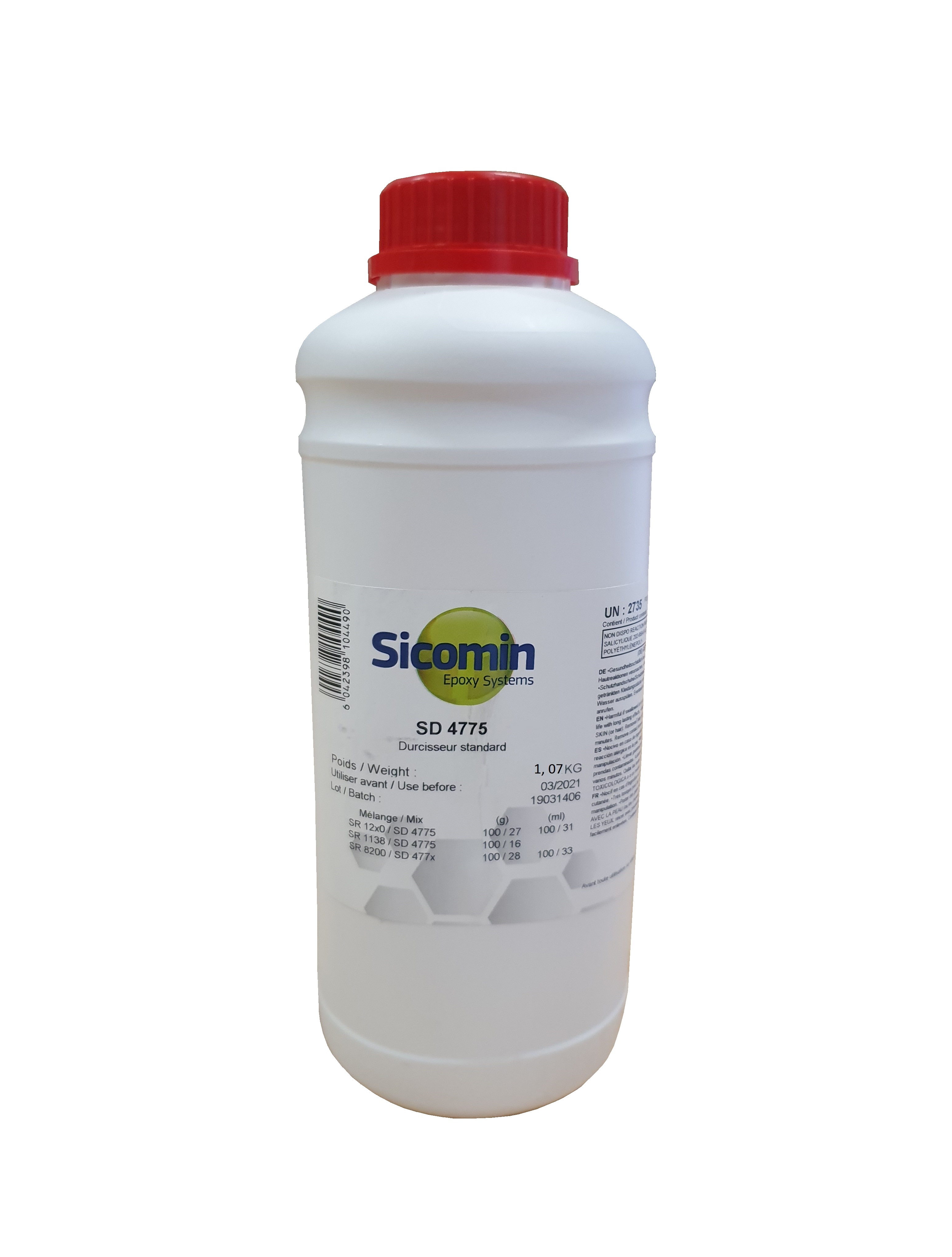 SICOMIN SD4771 Härter 1,5kg, Typ "ultra slow"