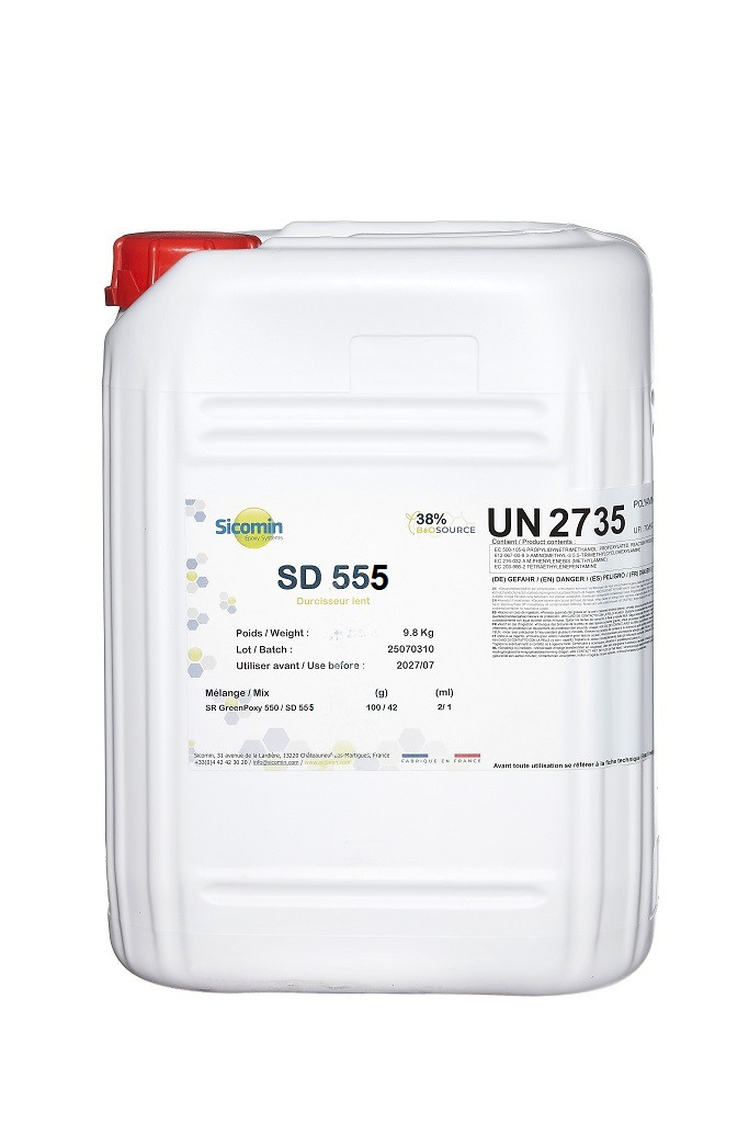 SICOMIN SD555 Härter für SR GreenPoxy550, 9,80 kg, Version "Schnell"