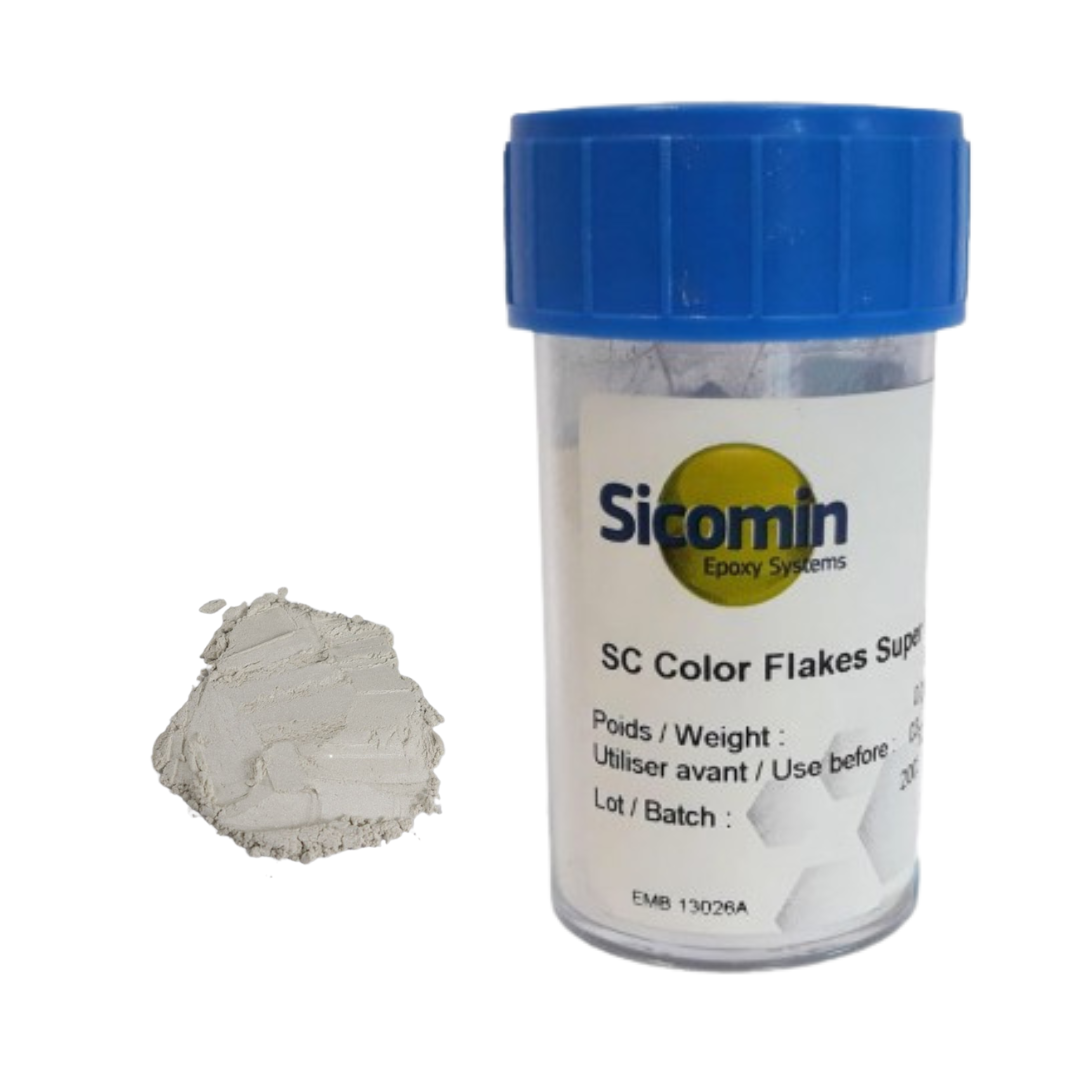 SICOMIN Color Flakes, 0,02kg superweiß