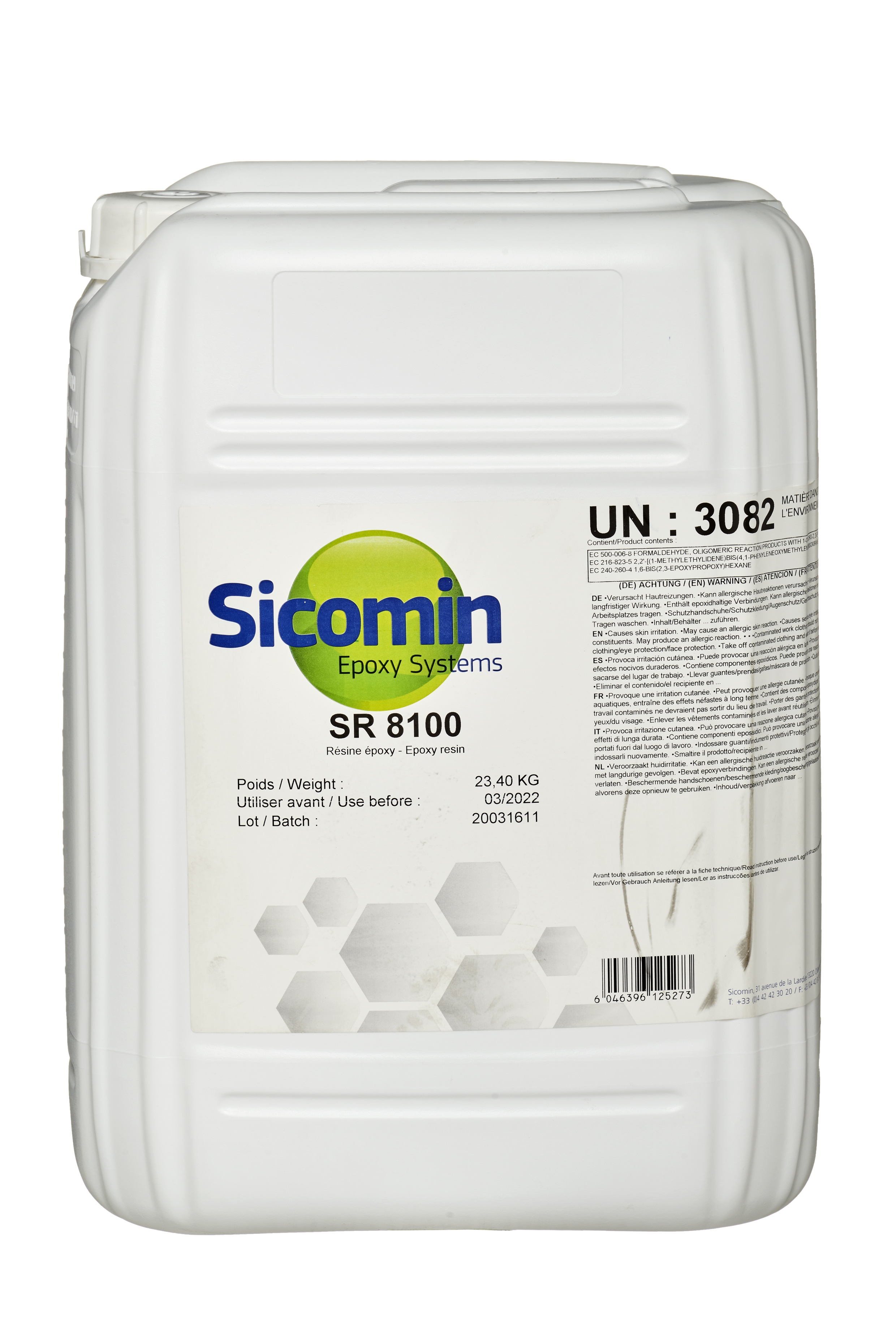 SICOMIN SR8100 EVO Epoxidharz, 23,4 kg, Injektionsharz