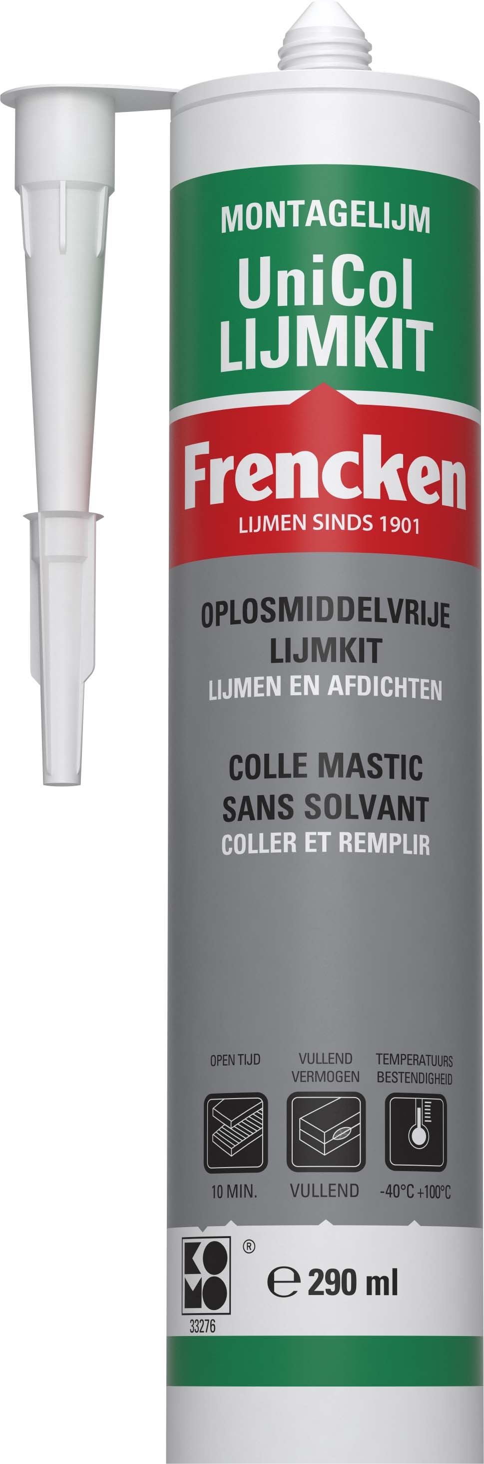 FRENCKEN FS125 Fast Tack, MS Polymer, weiß, 290ml Kartusche