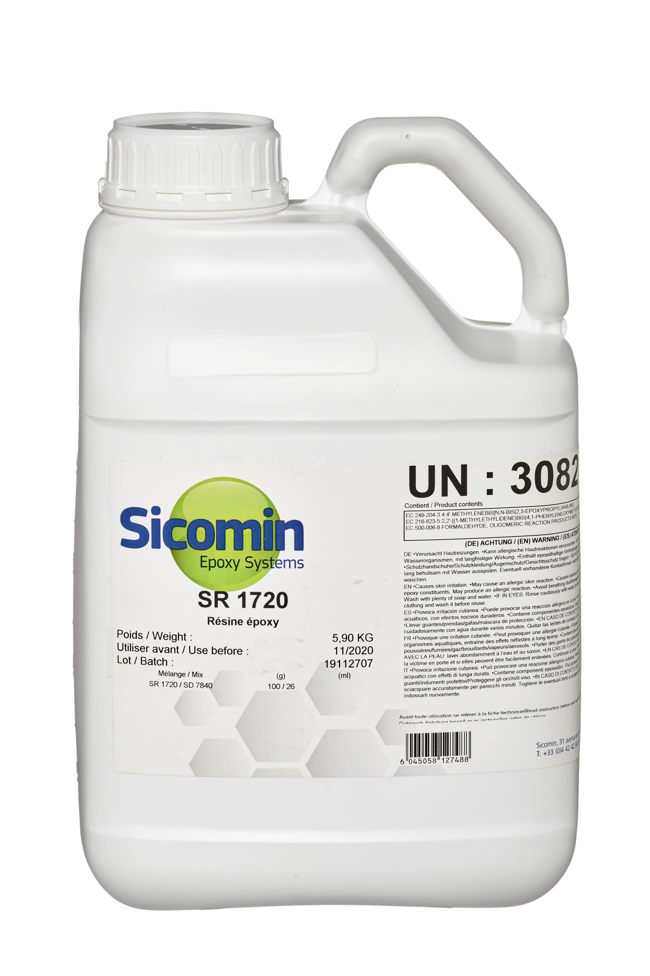SICOMIN SR1720 Hochtemperatur Epoxidharz, 5,9kg