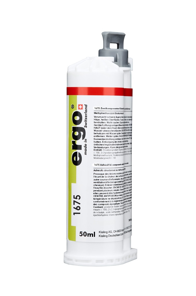 KISLING 1675, struktureller Methacrylat-Klebstoff, 50 ml Doppelkartusche