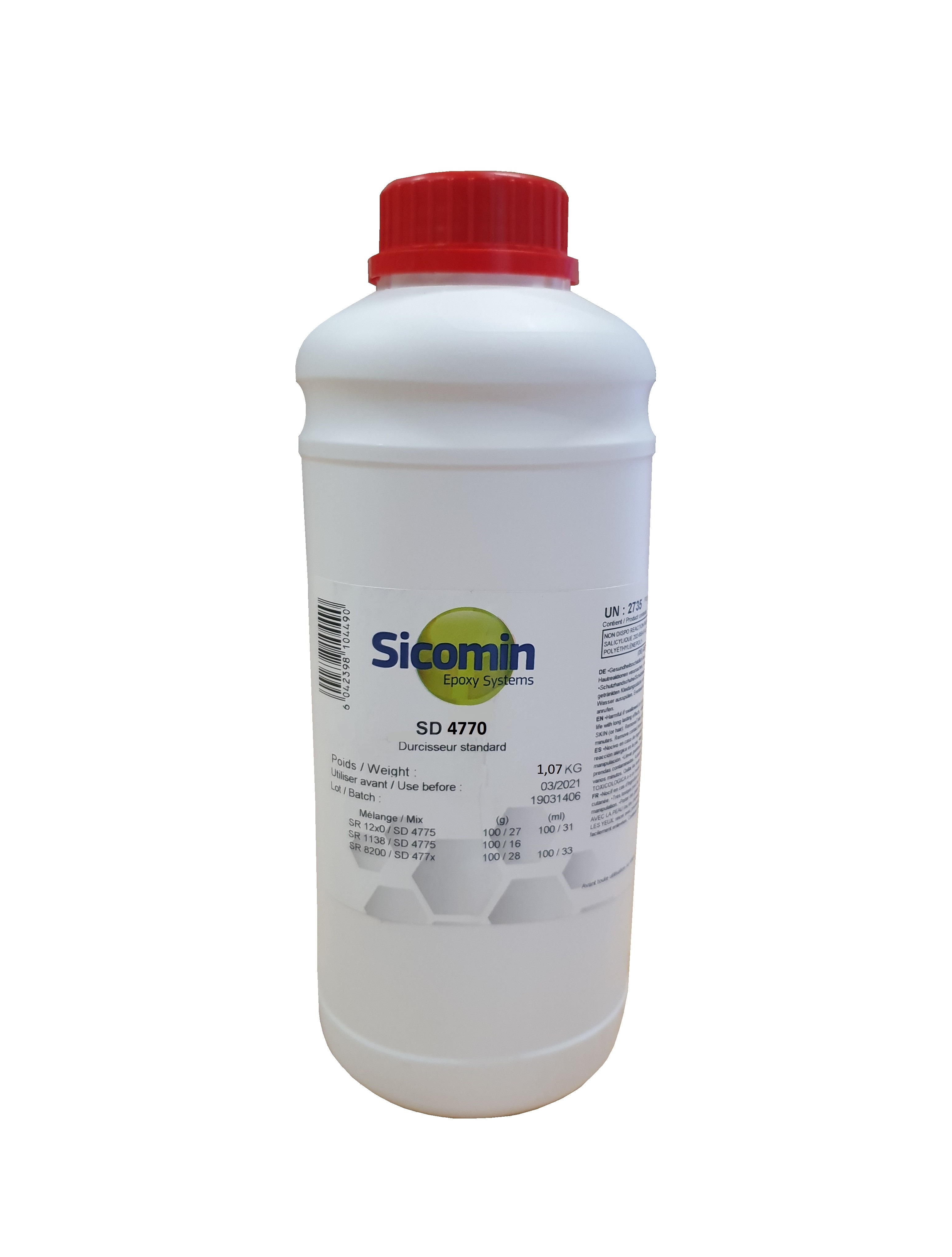 SICOMIN SD4770 Härter 18kg, Typ "mega slow"