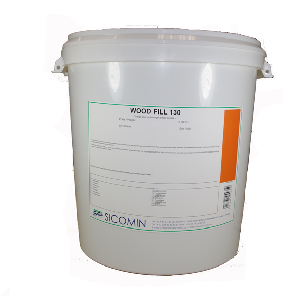 SICOMIN WoodFill 130 Füllstoff, 6 kg, künstlich, cremefarbig, niedere Dichte