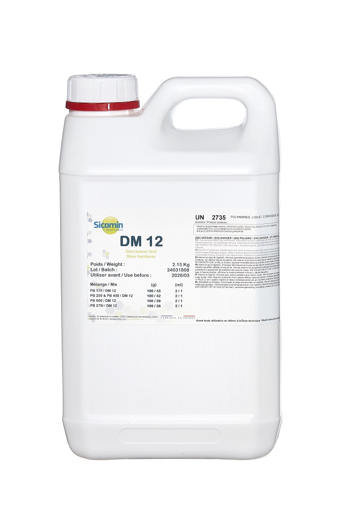 SICOMIN Schaumhärter DM12, 2,15 kg Härter für dickere Schaumsektionen