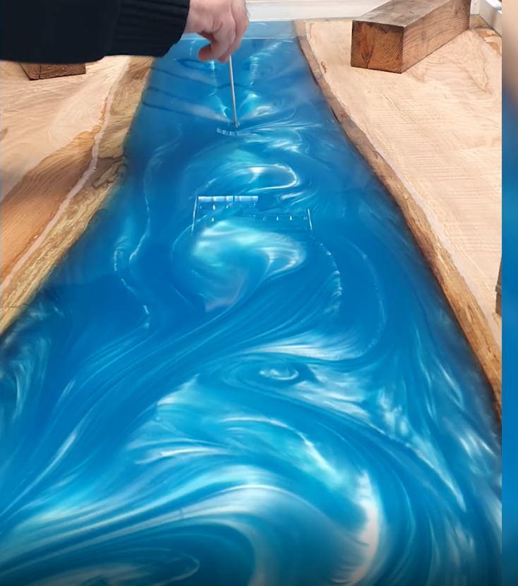 SICOMIN Color-Flakes, 0,02kg, lagunenblau, Glimmerpigmente mit hoher Reinheit