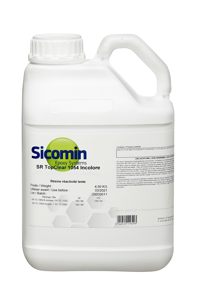 SICOMIN SR Top Clear 1054, 4,5kg, klar