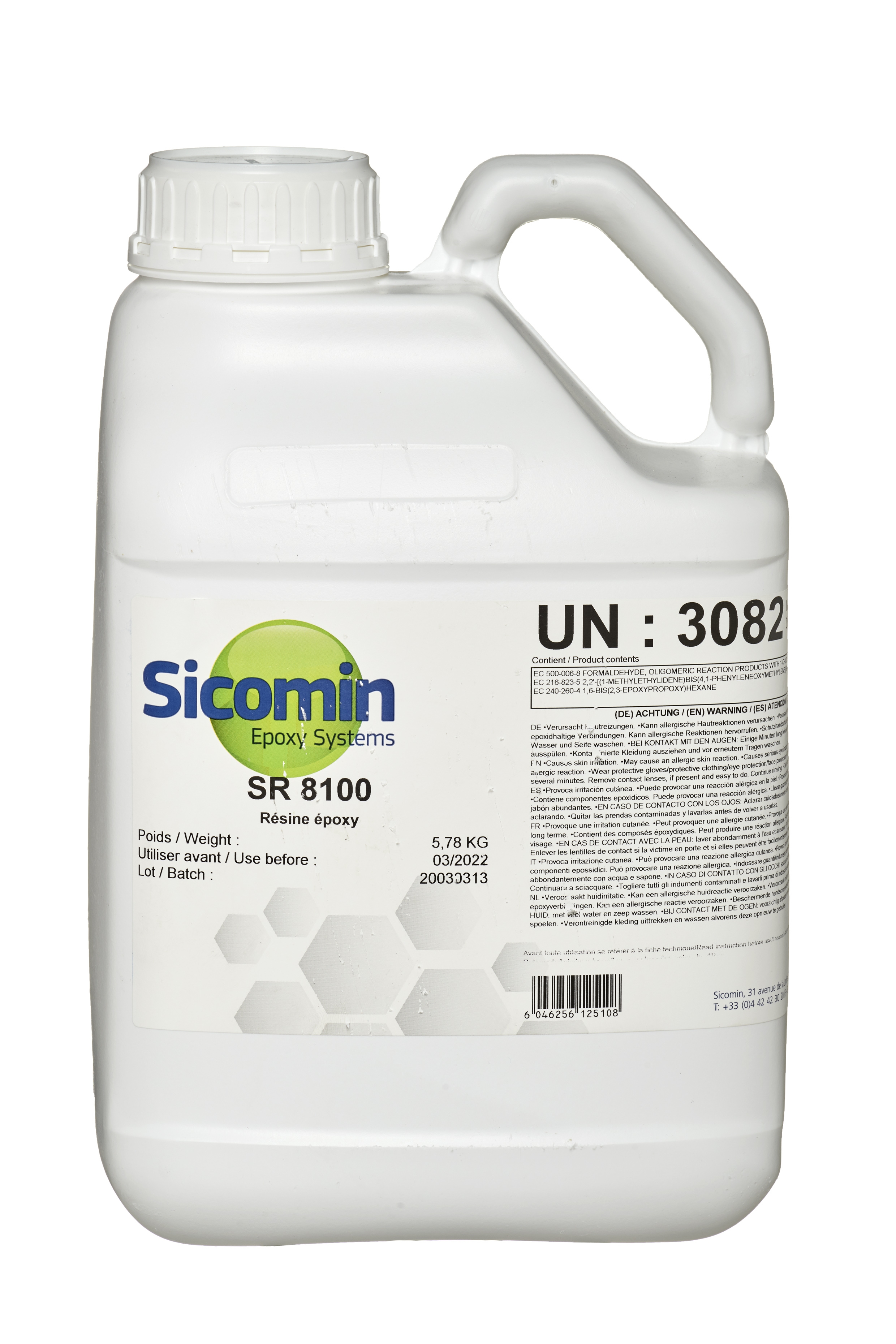 SICOMIN SR8100 EVO Epoxidharz, 5,78 kg, Injektionsharz